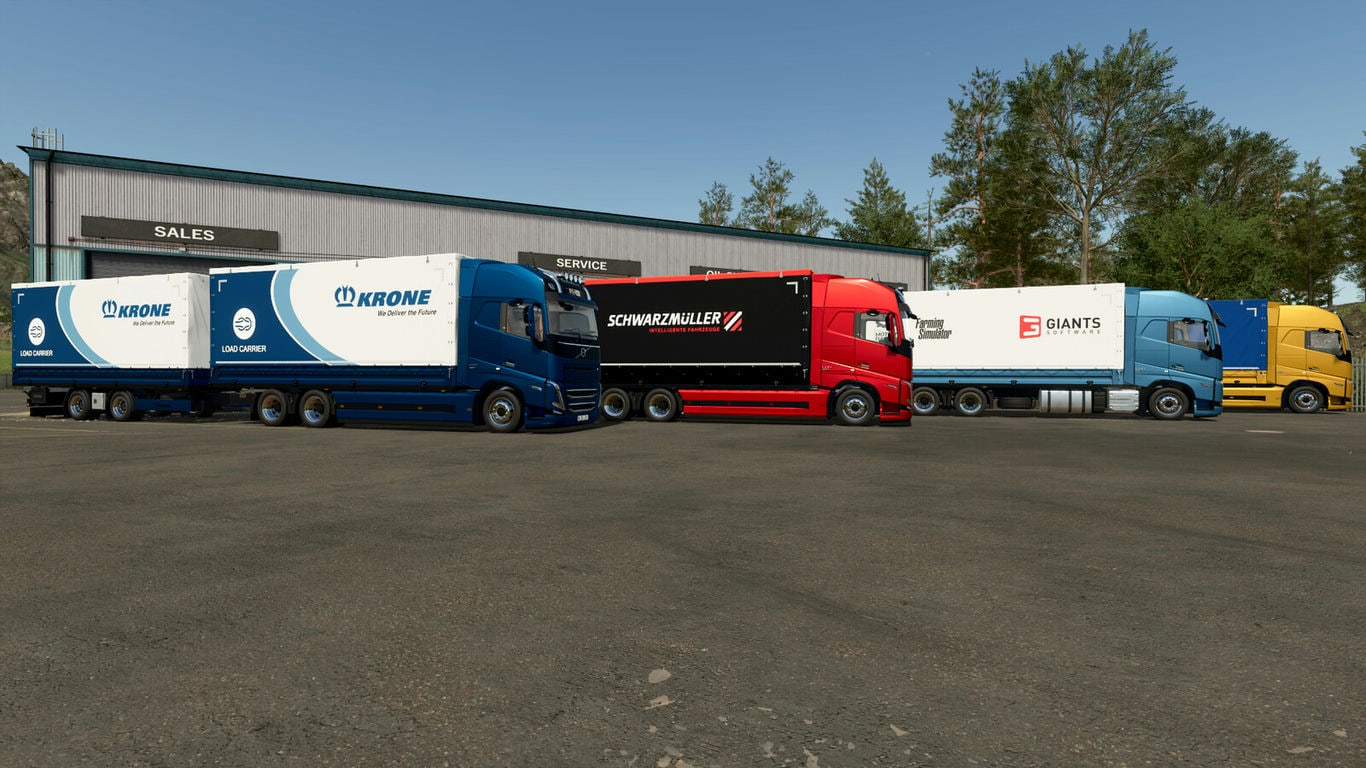 Скриншот Volvo FH16 Tandem v1.0.0.0 (1.18.x) / Farming Simulator 25