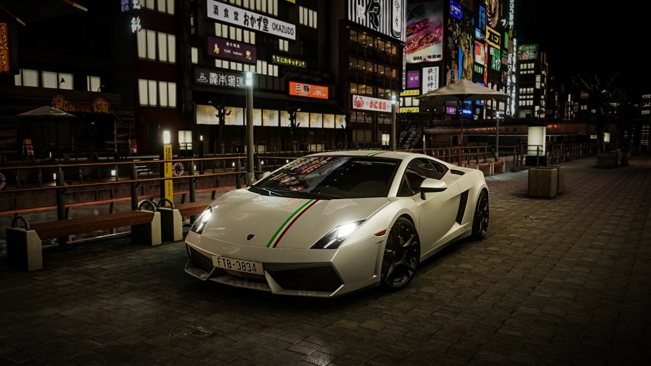 Скриншот Lamborghini Gallardo v1.4 (0.38.x) / BeamNG DRIVE