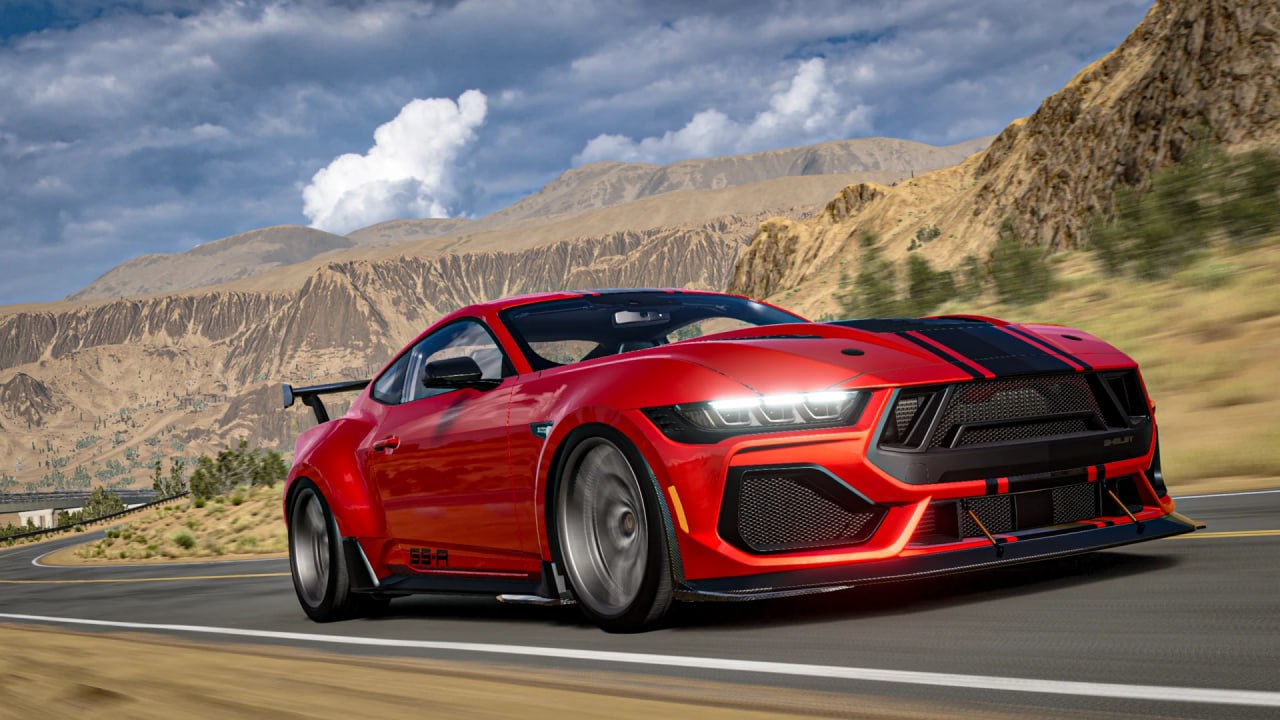 Скриншот Ford Mustang S650 2025 v2.1 (0.38.x) / BeamNG DRIVE