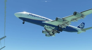 Скриншот B747-8F Nippon Cargo Airlines NCA v4.3.0 [8K+] (No mirror) / MSFS 2020