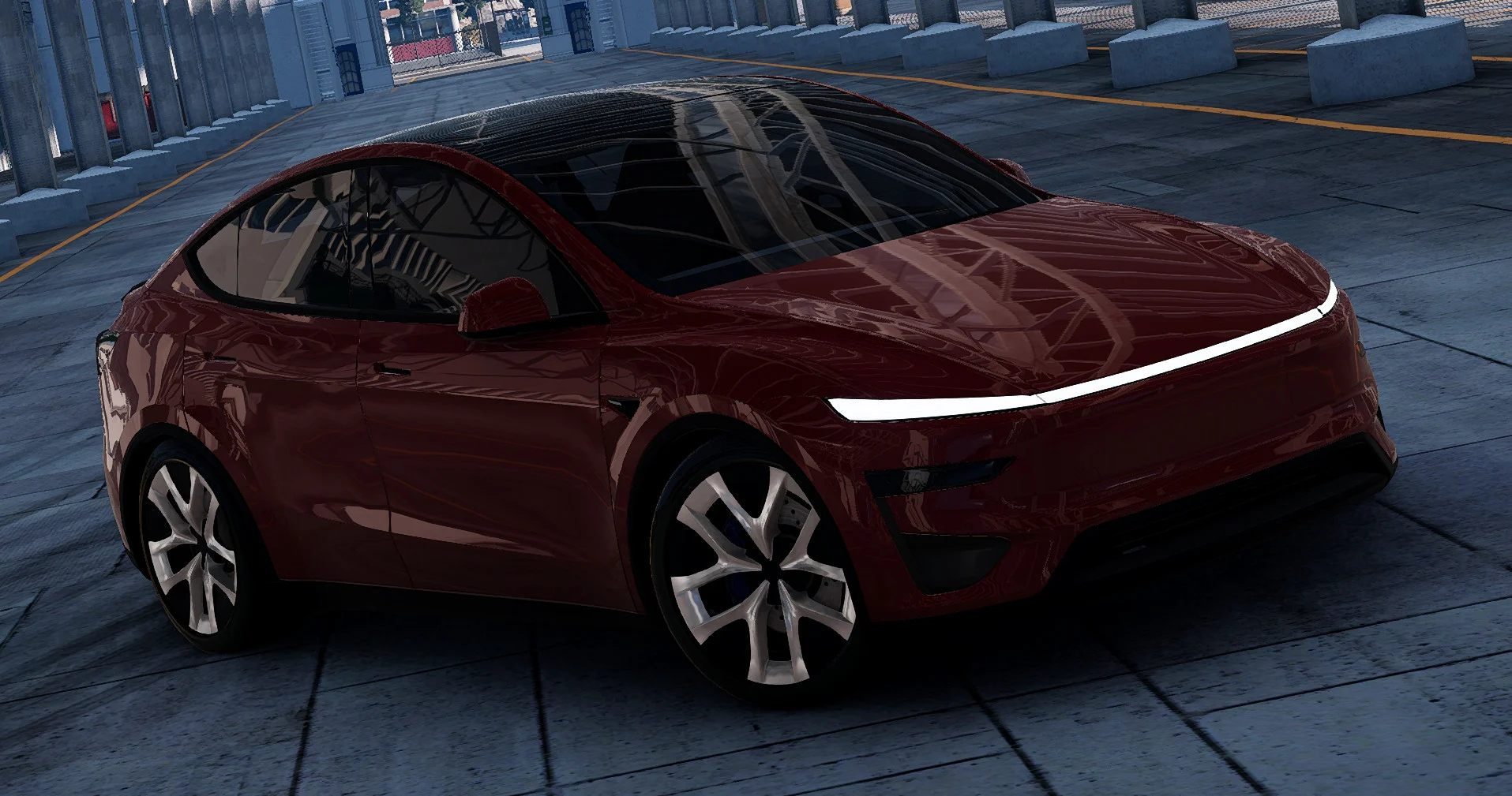 Скриншот Tesla Model Y 2026 v2.0 (0.38.x) / BeamNG DRIVE