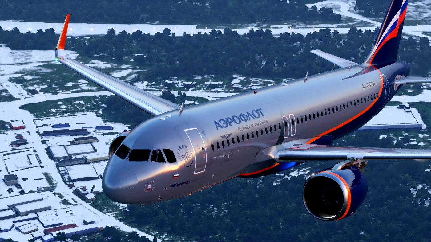 Скриншот ⚡AEROFLOT / RA-73735 / AIRBUS A320NEO / X-Plane 11 / 12