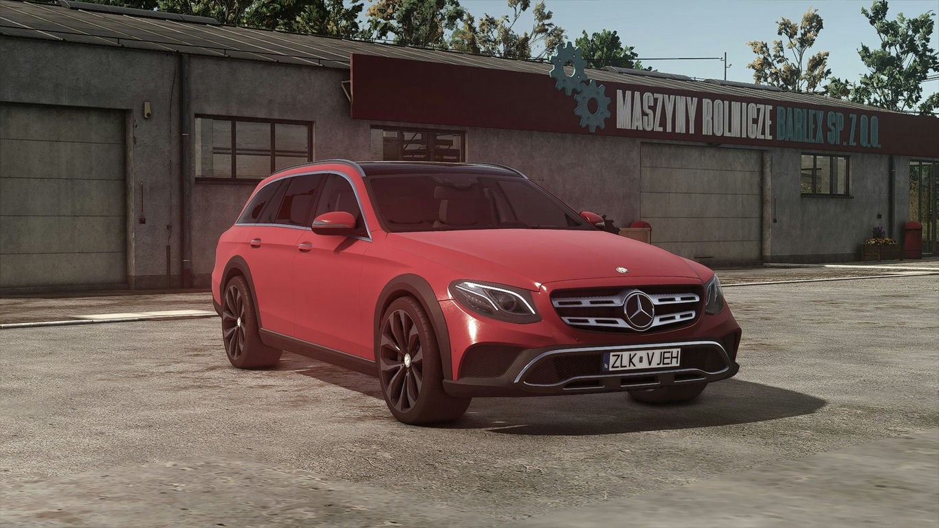 Скриншот Mercedes Benz E Class v1.0.0.3 (1.18.x) / Farming Simulator 25