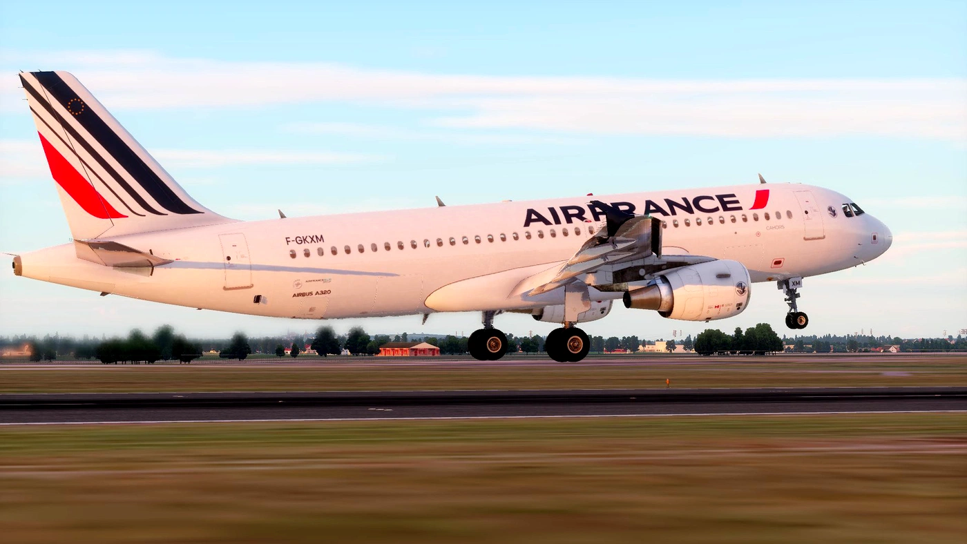 Скриншот AIRFRANCE / F-GKXM / A320 TOLISS [CEO MODE] / X-Plane 11 / 12