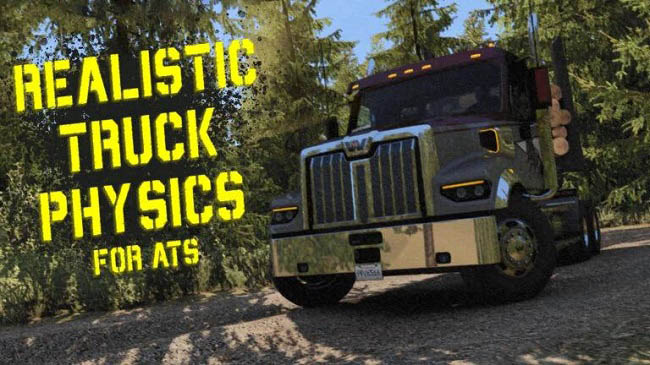 Скриншот Realistic Truck Physics Mod v9.1.2 / American Truck Simulator