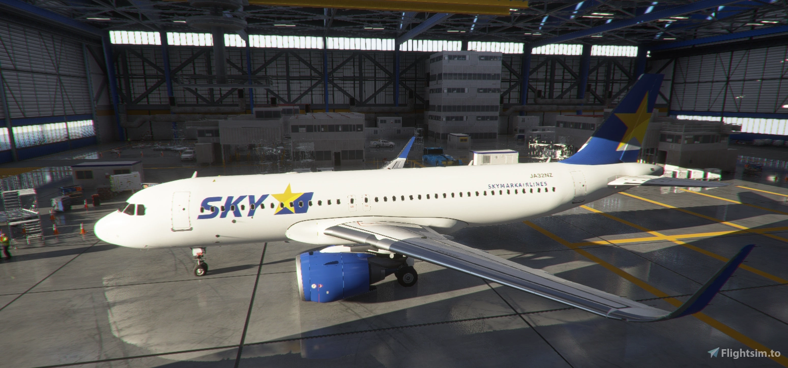 Скриншот A320neo Skymark [8K] / MSFS 2020