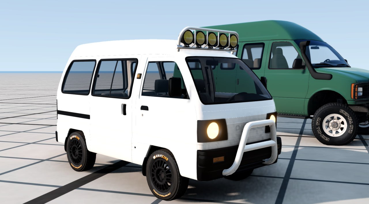 Скриншот Daewoo Damas v1.0 (0.38.x) / BeamNG DRIVE