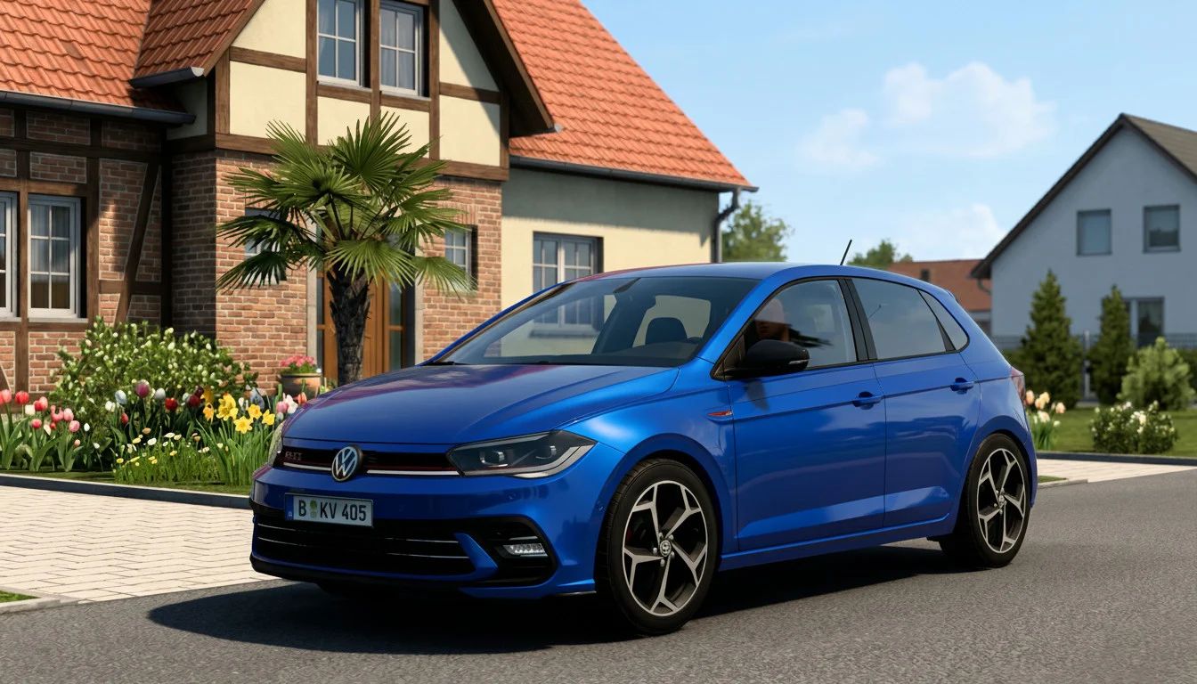 Скриншот Volkswagen Polo GTI 2023 v1.59 / ETS 2