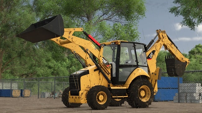 Скриншот Caterpillar 420FIT Backhoe v1.1.0.0 (1.18.x) / Farming Simulator 25