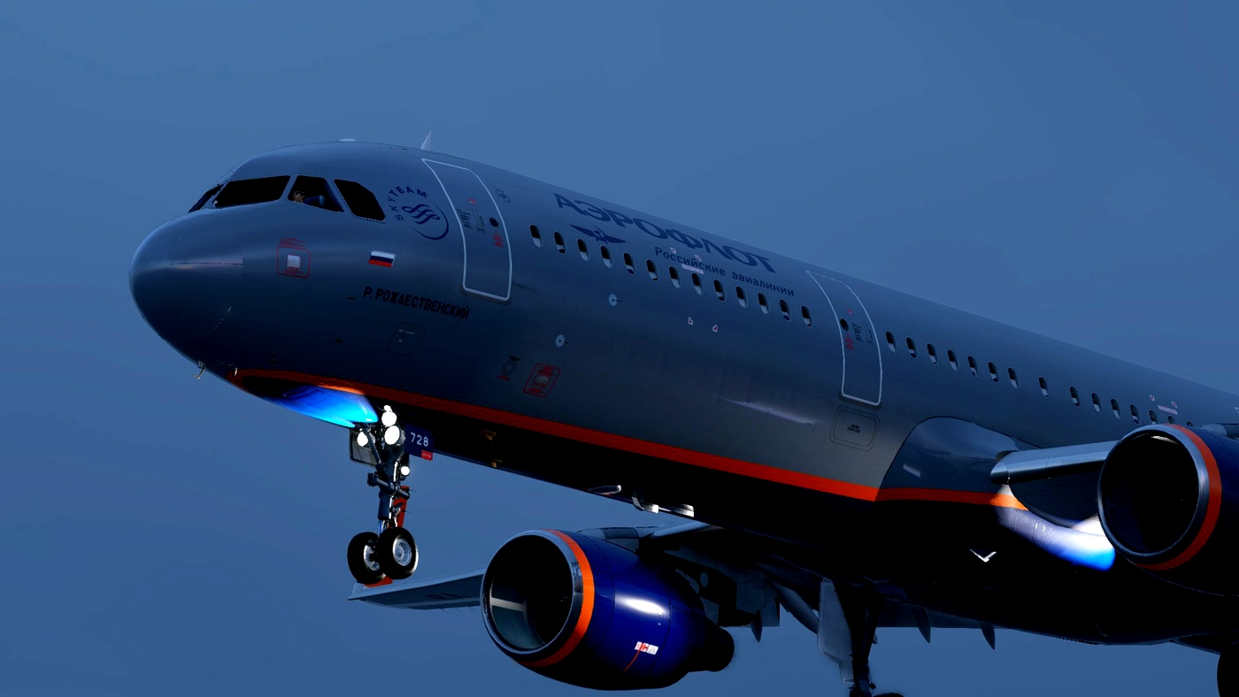 Скриншот AEROFLOT A321 TOLISS / X-Plane 11 / 12