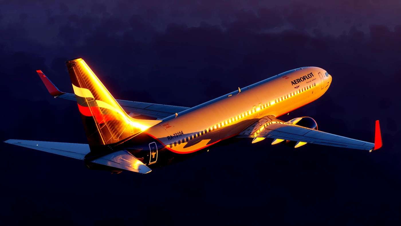 Скриншот ⚡AEROFLOT / RA PACK 100 - 104 / ZIBO / X-Plane 11 / 12