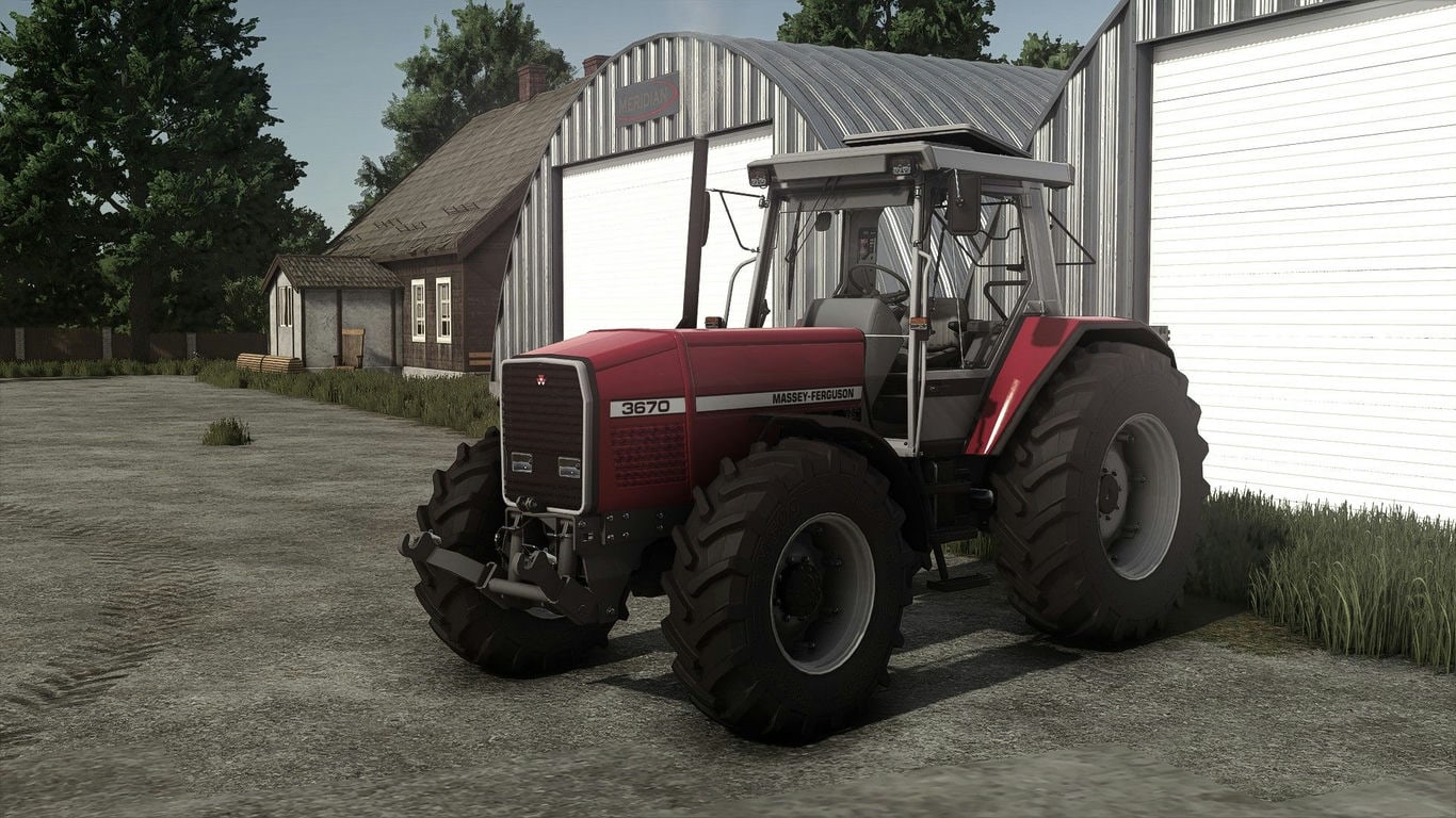 Скриншот Massey Ferguson 3670 v1.3.0.1 (1.18.x) / Farming Simulator 25