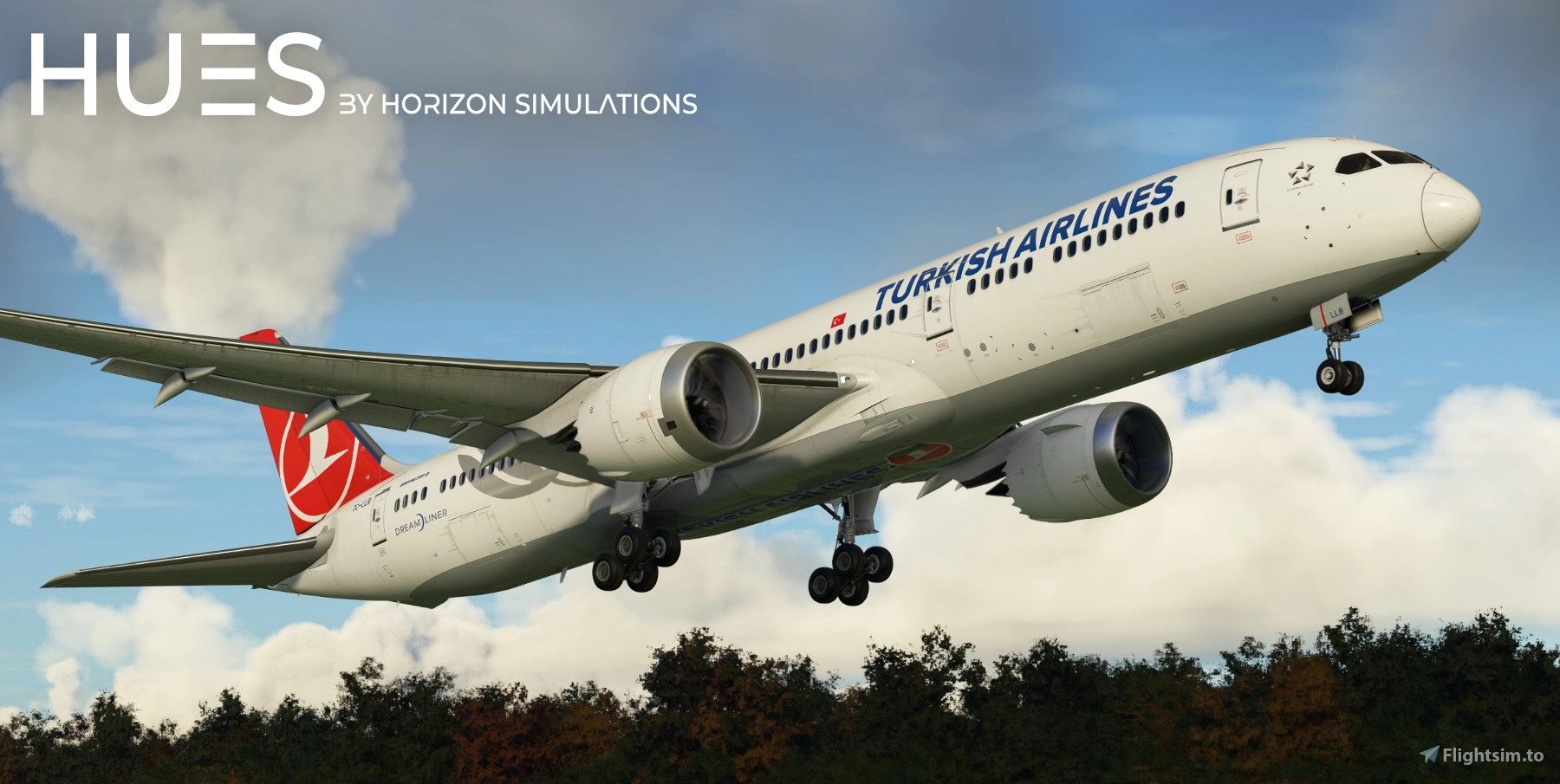 Скриншот Turkish Airlines TC-LLB | HS 787-9 / MSFS 2020