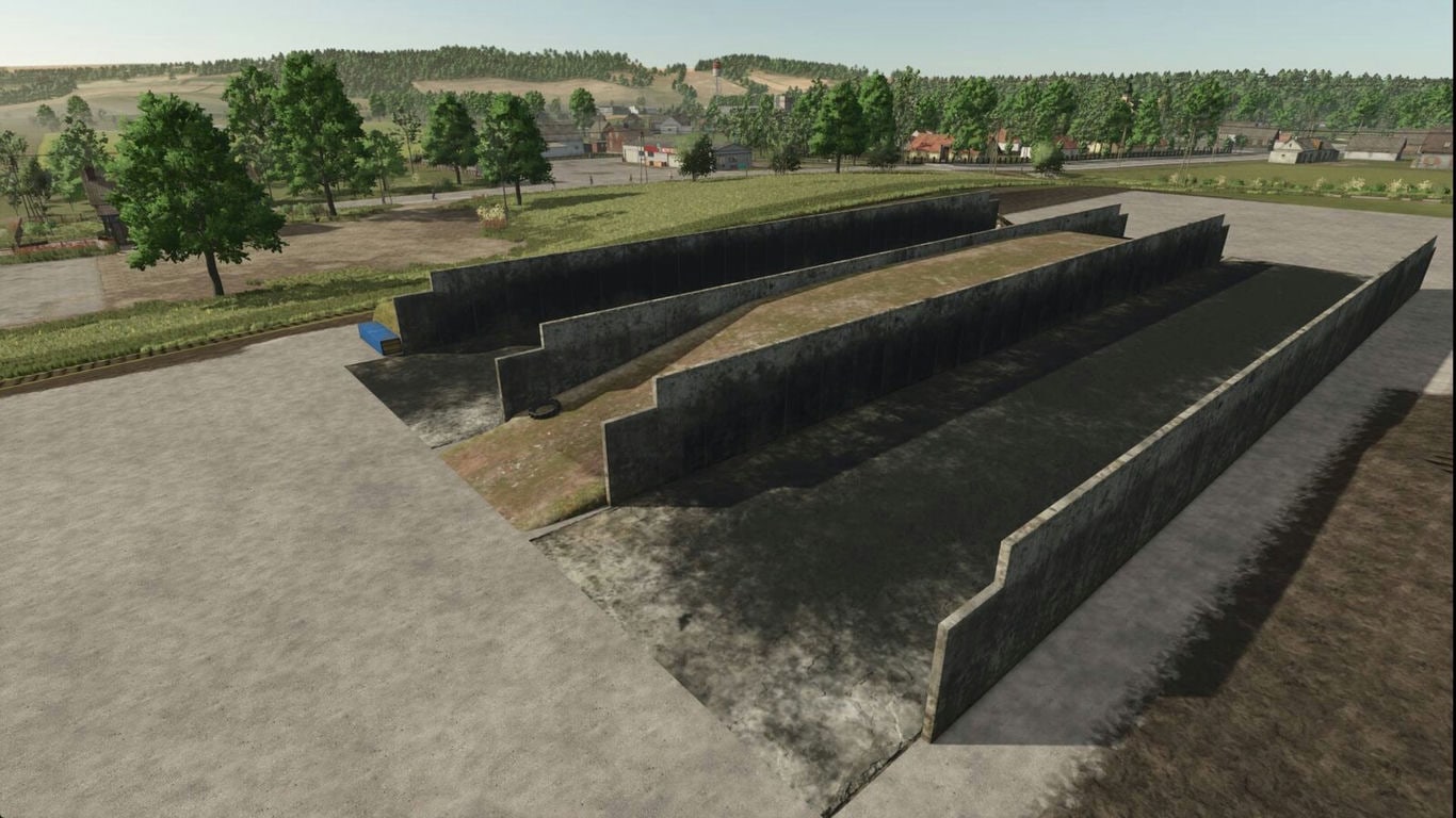 Скриншот Bunker Silo Bale Storage v1.1.0.0 (1.18.x) / Farming Simulator 25