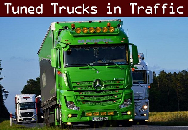 Скриншот Tuned Truck Traffic Pack v7.1.12 / ETS 2