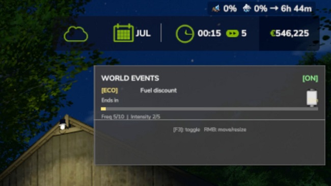 Скриншот Random World Events v2.1.6.1 (1.18.x) / Farming Simulator 25