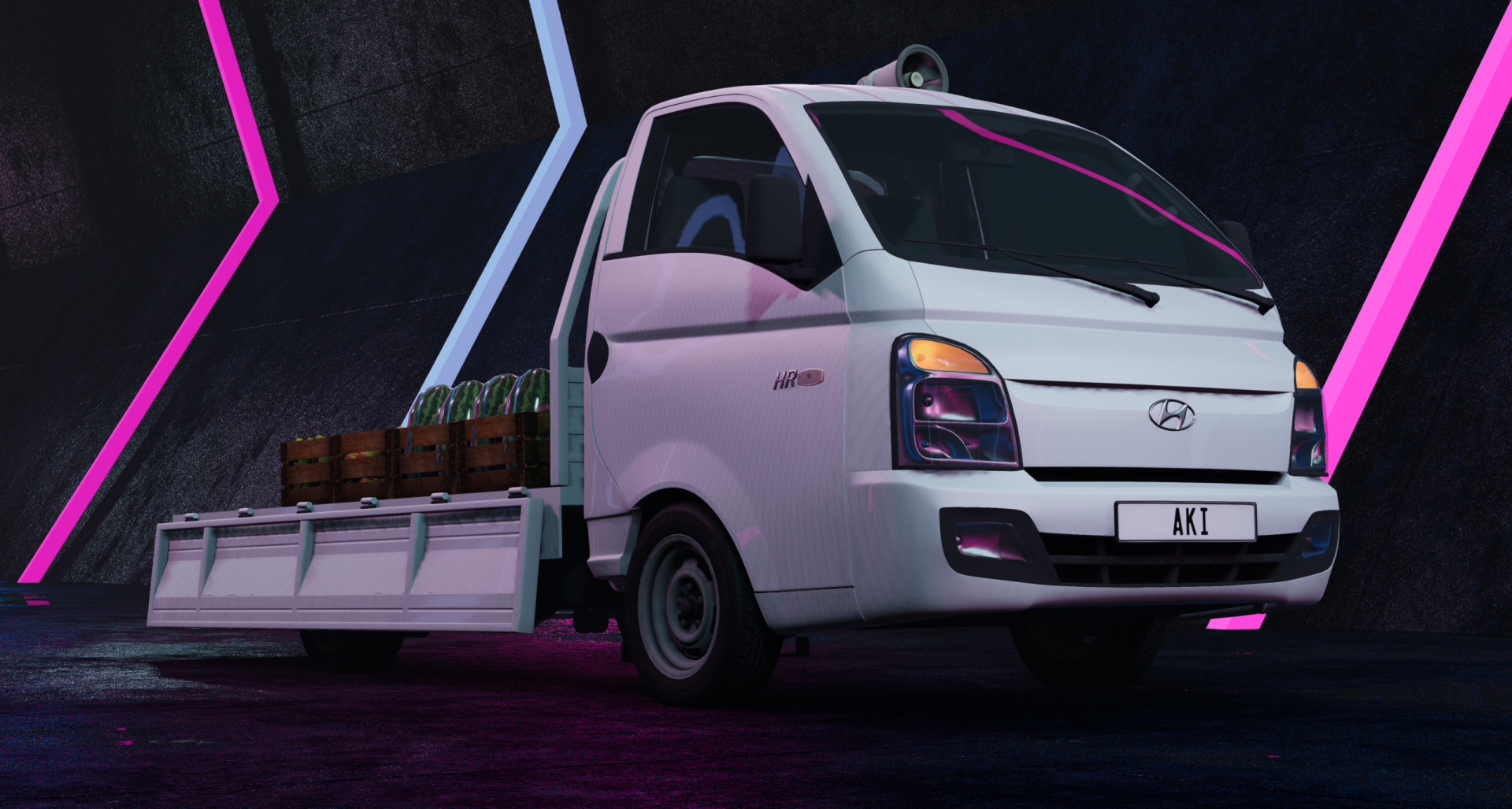 Скриншот Hyundai HR - H100 v1.2 (0.38.x) / BeamNG DRIVE