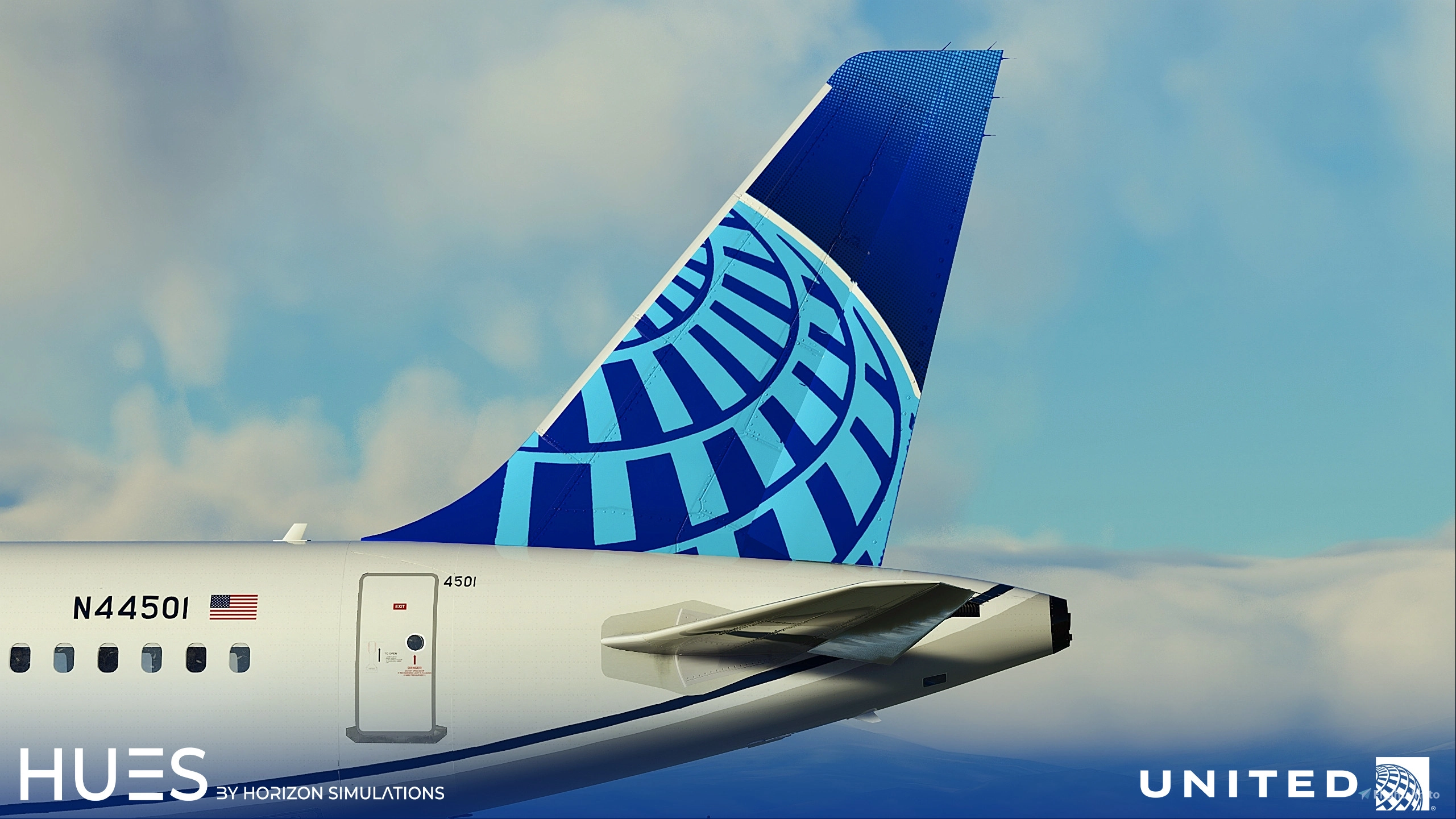 Скриншот United Airlines - LVFR A321NEO (8K) / MSFS 2020