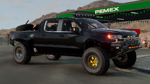Скриншот Silverado Prerunner 2023 v1.0 (0.38.x) / BeamNG DRIVE