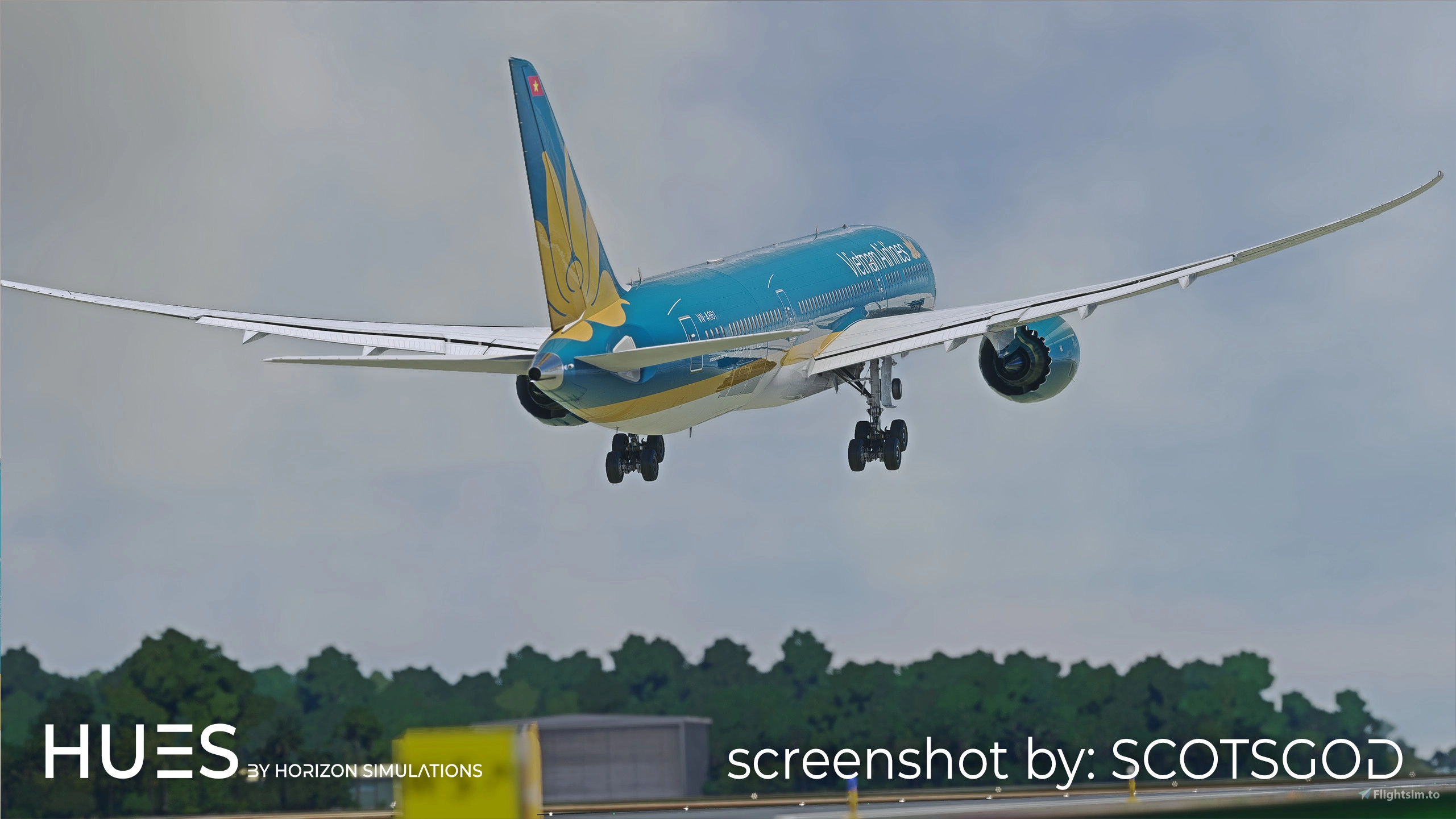 Скриншот Vietnam Airlines VN-A861 | HS B787-9 / MSFS 2020