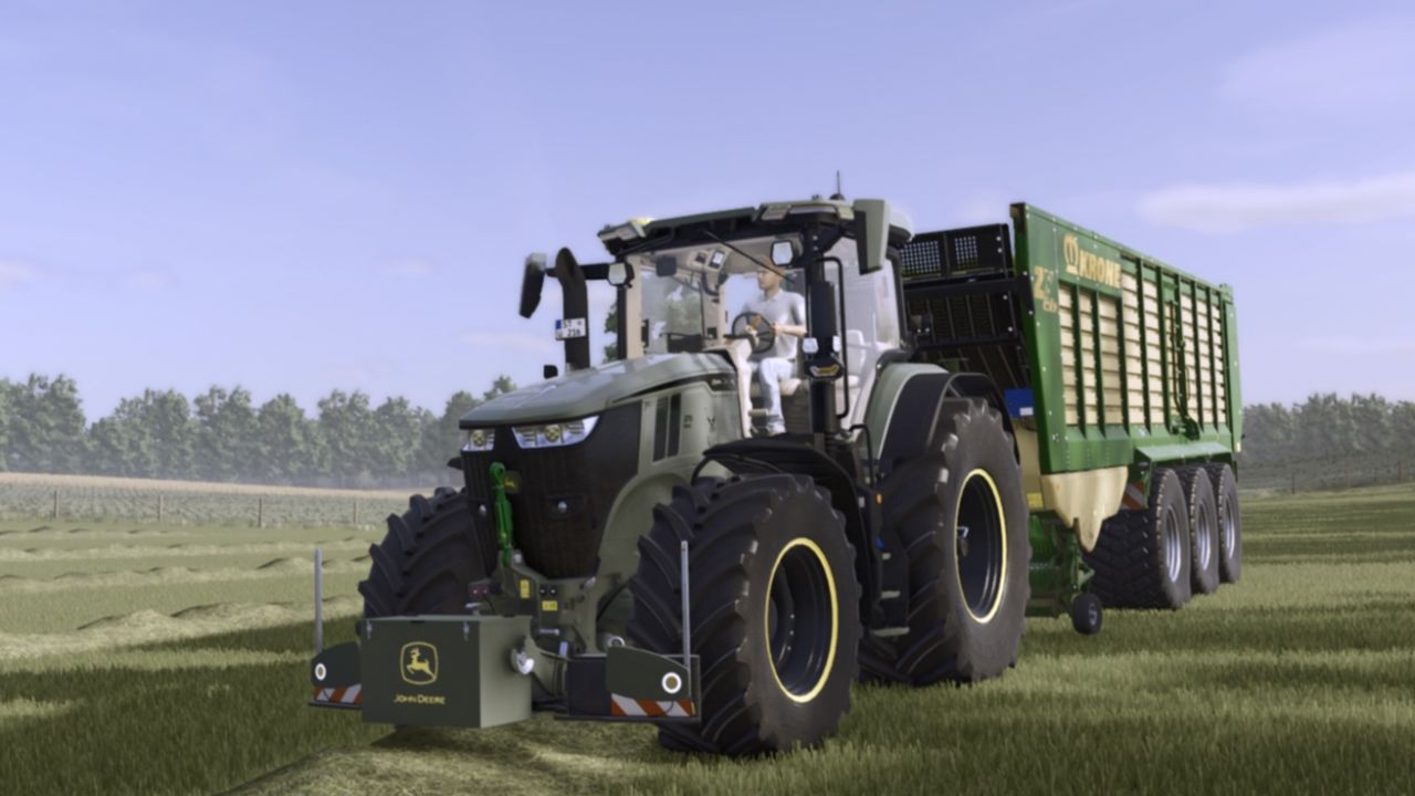 Скриншот John Deere 7R v2.0.0.0 (1.18.x) / Farming Simulator 25