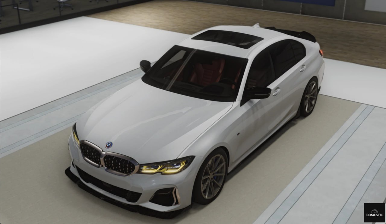Скриншот BMW G20 M340i/330i PACK v1.2 (0.38.x) / BeamNG DRIVE