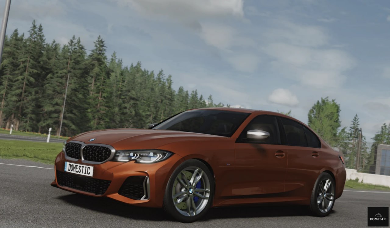 Скриншот BMW M340i/330i G20 v1.2.1 (0.38.x) / BeamNG DRIVE
