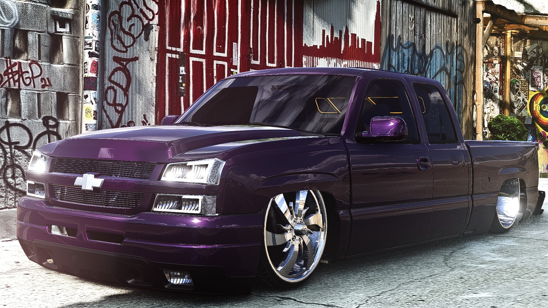 Скриншот Chevy Silverado Cateye v1.0 (0.38.x) / BeamNG DRIVE