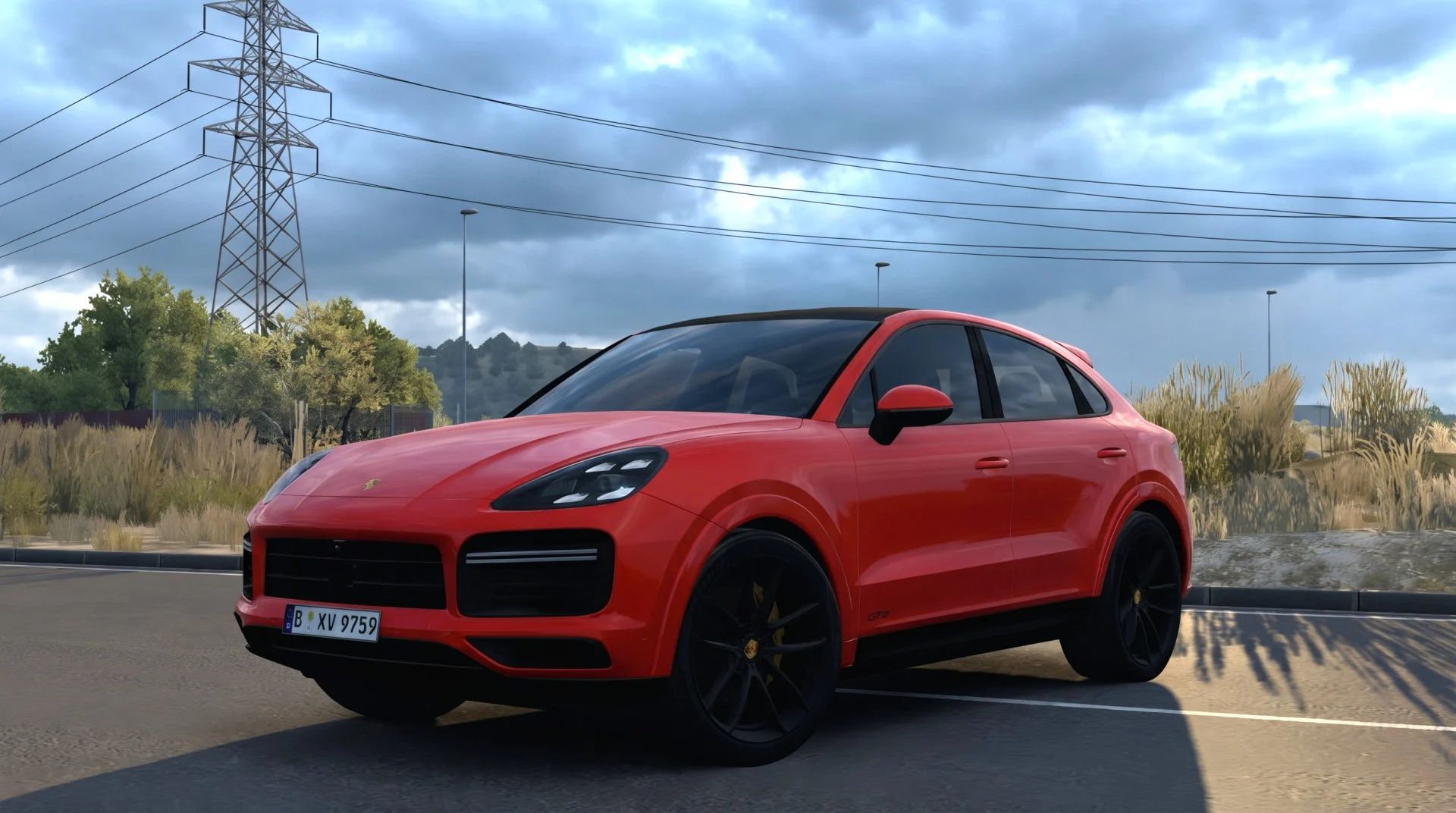 Скриншот Porsche Cayenne Coupe GTS 2021 v1.5 / ETS 2