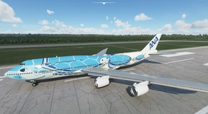 Скриншот B747-8i FLYING HONU (All Nippon Airways ANA) 3.2.0 [4K ULTRA] (No mirror) / MSFS 2020