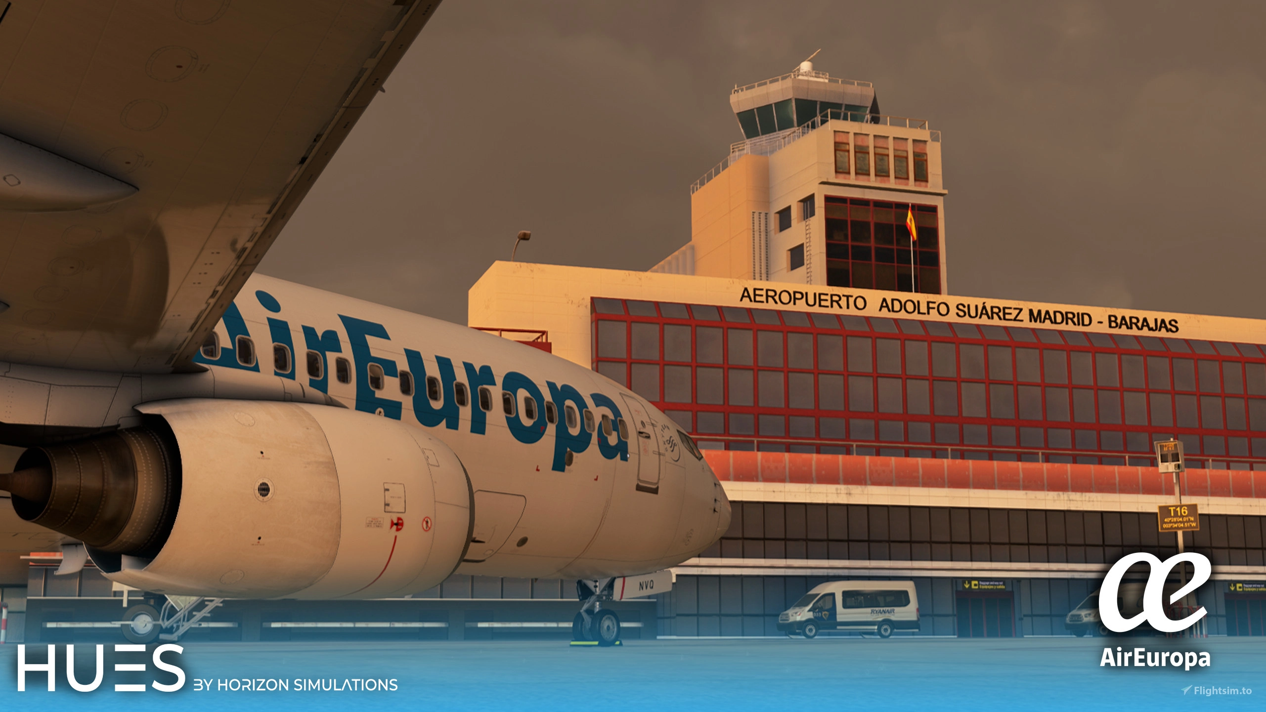 Скриншот Air Europa EC-NVQ | PMDG 737-800 / MSFS 2020