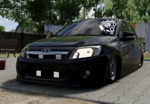 Скриншот Lada Granta v1.0 (0.38.x) / BeamNG DRIVE