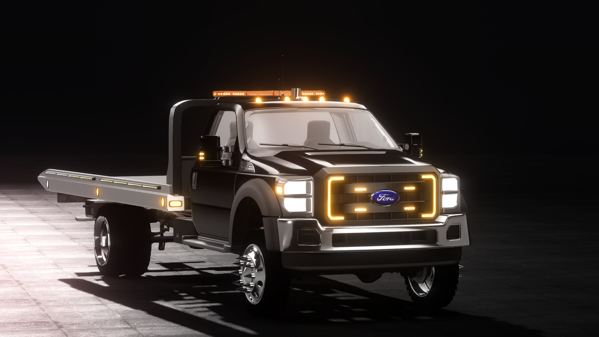 Скриншот Ford F550 2010 v1.0 (0.38.x) / BeamNG DRIVE