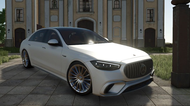Скриншот Mercedes Benz S63 AMG v1.1.0.0 (1.18.x) / Farming Simulator 25