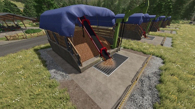 Скриншот Root Crop / Wood Chip Storage v1.0.0.0 (1.18.x) / Farming Simulator 25