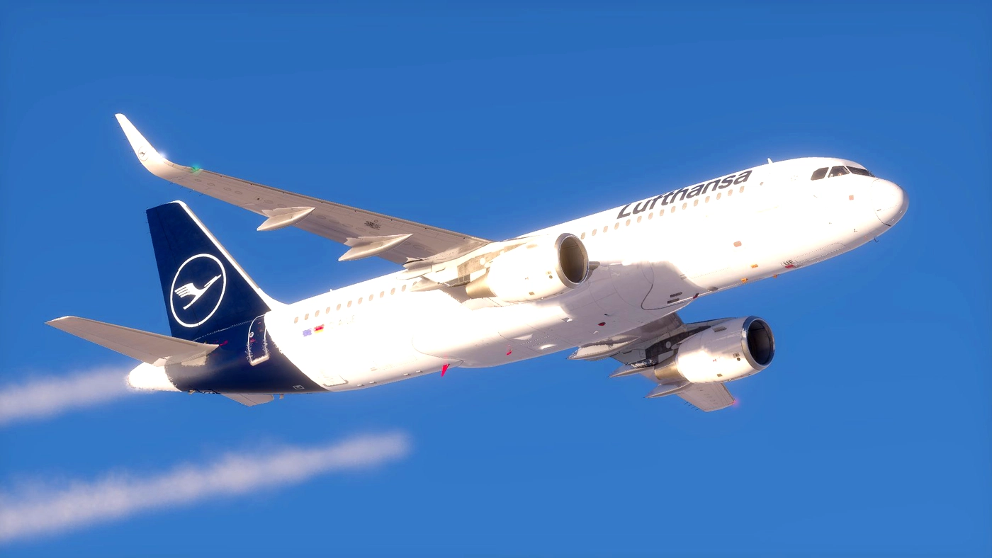 Скриншот ⚡LUFTHANSA / D-AIUE / AIRBUS A320 [CEO MODE] / X-Plane 11 / 12
