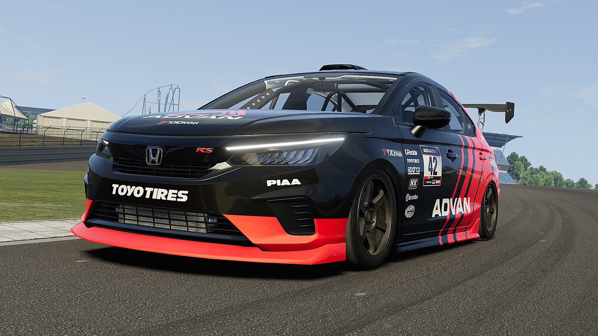 Скриншот Honda City VII Pack v1.2.1 (0.38.x) / BeamNG DRIVE