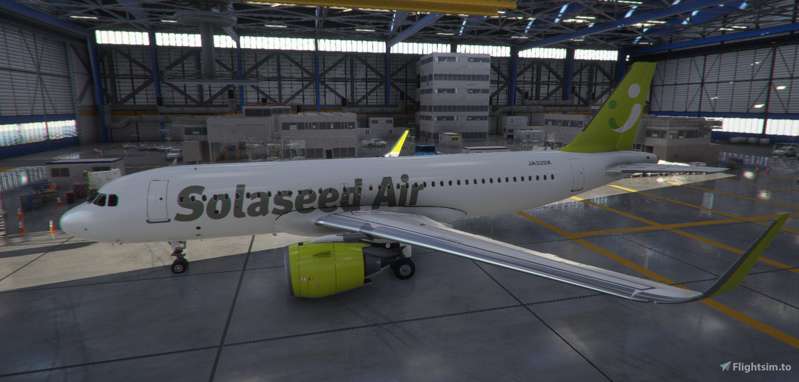 Скриншот A320neo Solaseed Air [8K] / MSFS 2020