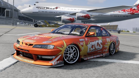 Скриншот Nissan Silvia S14 v1.0 (0.38.x) / BeamNG DRIVE
