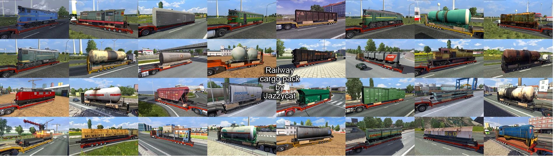 Скриншот Railway Cargo Pack v4.6.5 / ETS 2