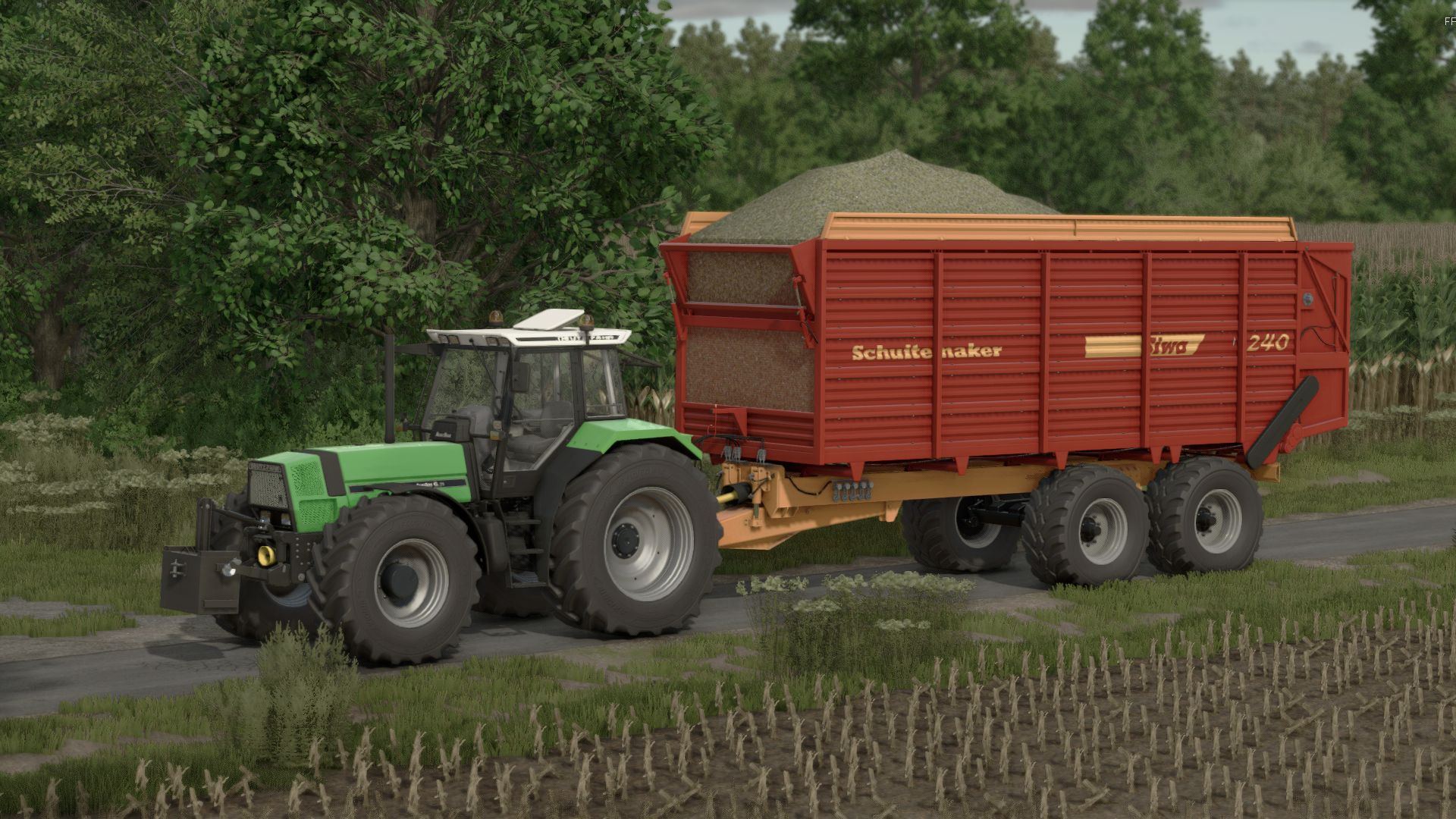 Скриншот Deutz Fahr Agrostar 6.71-6.81 v1.0.0.1 (1.18.x) / Farming Simulator 25