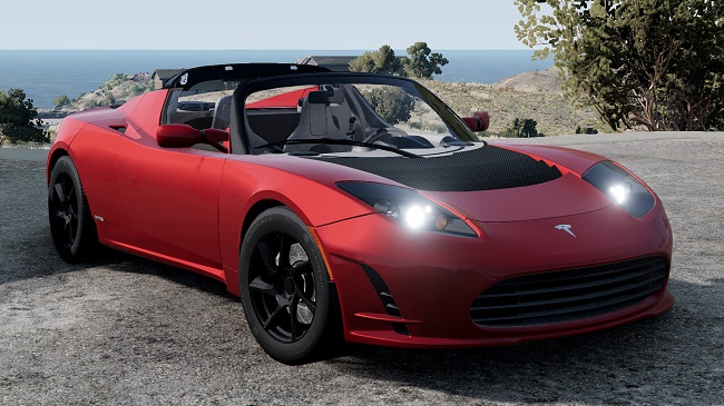 Скриншот Tesla Roadster 2006-2011 v1.1 (0.38.x) / BeamNG DRIVE